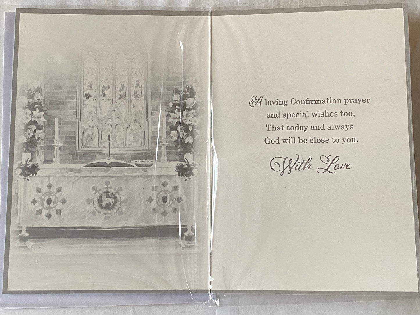 To A Very Special Grandson On Your Confirmation Card Confirmation Day Confirmed Church/Archway/Gold Words Foil Detail(PH47581E)