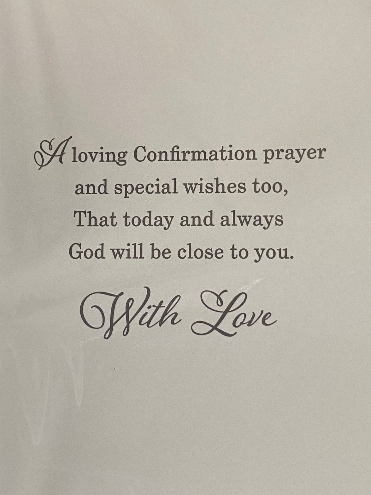 To A Very Special Grandson On Your Confirmation Card Confirmation Day Confirmed Church/Archway/Gold Words Foil Detail(PH47581E)