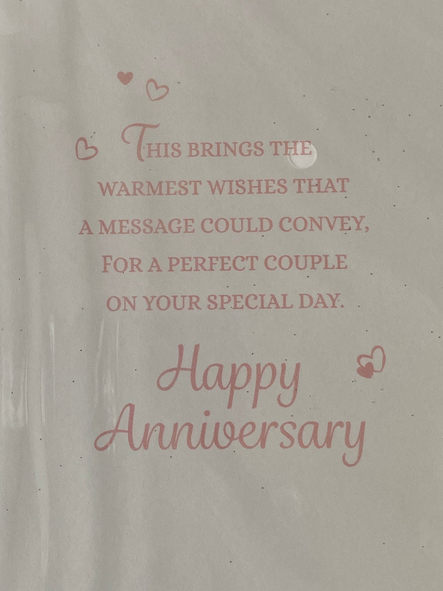 Anniversary Wishes Mum And & Dad Always & Forever On Your Wedding Anniversary Card Balloons/Streamers/Words(PH48410A)