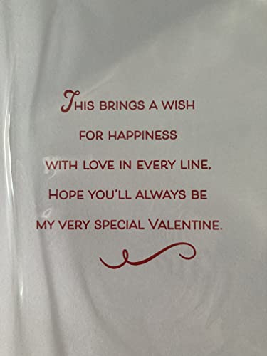 A Valentine Wish For My Boyfriend You're So Special Valentine's Day Valentines Day Card Large Red/Gold Heart 3D/Foil Detail (PRELUDE47550)