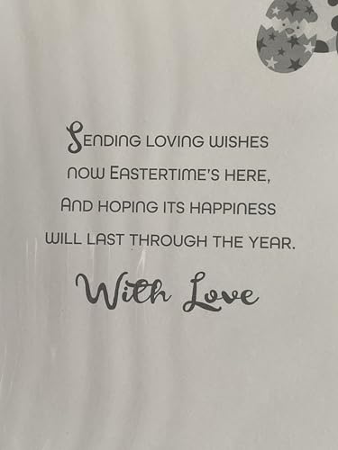 With Love To You Nephew Easter Card Multi Words/Multi Easter Eggs Foil Detail(PH48822E)