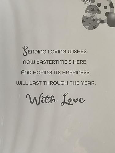 With Love To You Son Easter Card Multi Words/Multi Easter Eggs Foil Detail(PH48822E)