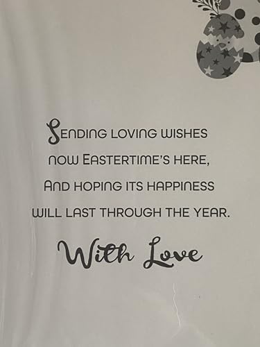 With Love To You Brother Easter Card Multi Words/Multi Easter Eggs Foil Detail(PH48822E)