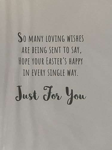 To A Really Fantastic Dad Have A Happy Easter Card Sitting Grey Teddy/Multi Easter Eggs Foil Detail(PH48820A)