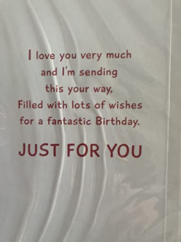 To My Very Special Boyfriend Birthday Card Teddy/Rosette Foil Detail(NC-VA201A)