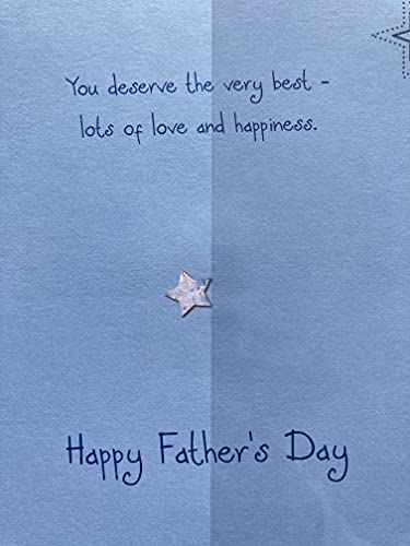 A Big Hug & Kiss On Father's Day Godfather Especially For You With Love Fathers Day Card Teddies Holding Brown Soft Teddy Foil Detail(SS31778A)