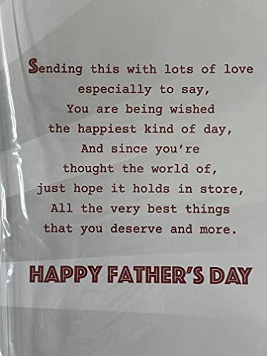 To A Special Grandad On Father's Day Have A Super Awesome Fantastic Day! Fathers Day Card Super Hero Teddy 3D/Foil Detail(PRELUDE47247)