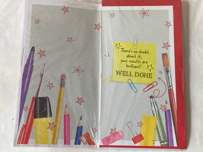 Congratulations On Your G.C.S.E Results You Smashed It! Card Passed Passing GCSE Exams Well Done Congratulations Multi Pencils/Pens 3D/Foil Detail(PRELUDE48893)