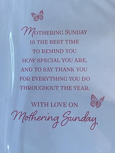 Just For You On Mothering Sunday Especially For You Mother's Day Mothers Day Card Multi Flowers/Balloons/Present 3D/Foil Detail(PRELUDE49799)