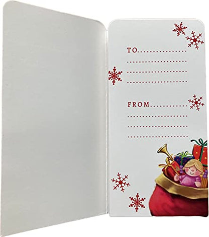 To A Special Great-Granddaughter A Gift For You Christmas Money/Gift Card Wallet+Envelope Cute Santa(BGC-46380)