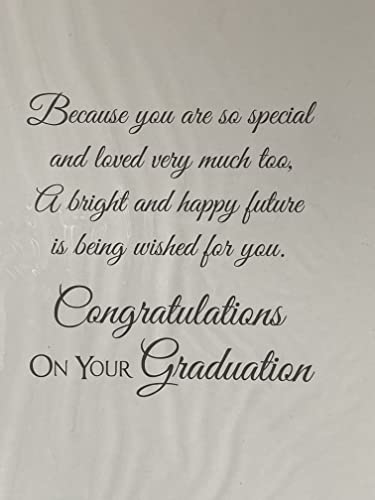 For A Special Granddaughter On Your Graduation Card Graduated Congratulations Well Done Graduates/Scrolls Foil Detail(PH39798E)