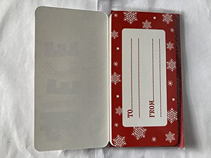 A Gift for You Niece Christmas Money/Gift Card Wallet+Envelope Cute Santa/Red+Gold Words(BGC-47205)