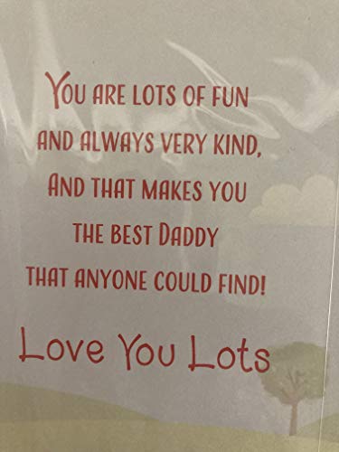 Birthday Wishes Daddy From Your Little Boy Birthday Card Cute Boy/Balloons Foil Detail(NC-VA088A)