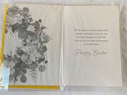 Special Wishes To A Wonderful Mum At Easter Card Easter Wreath/Gold Words Foil Detail(PH49854A)