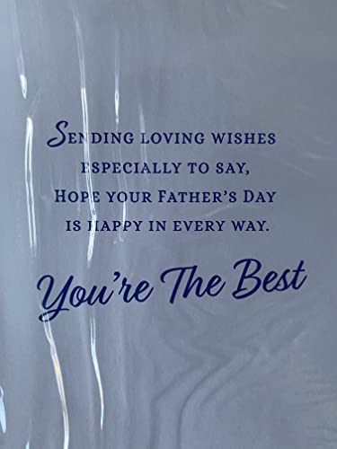 From Both Of Us With Love Dad On Father's Day Fathers Day Card Beer/Gifts Ribbon/Foil Detail(PRELUDE48133)