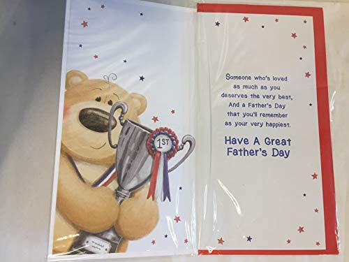 From Both Of Us Dad On Father's Day Fathers Day Card Bear/Trophy 3D/Foil Detail(PRELUDE43546)