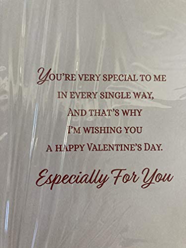 to Someone Special On Valentine's Day You Have My Heart Valentines Day Card Teddy Holding Big Red Heart Ribbon/Foil Detail (PRELUDE46680)