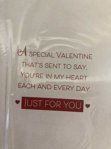 to Someone Special Have A Happy Valentine's Day Valentines Day Card White/Gold/Red Words/Hearts 3D/Glitter/Foil Detail (PRELUDE46679)