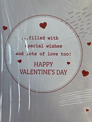 Valentine Wishes Dad Just To Say Love You To Pieces Valentine's Day Valentines Day Card Teddies/Words/Hearts Foil/Heart Gems Detail (PRELUDE47551)