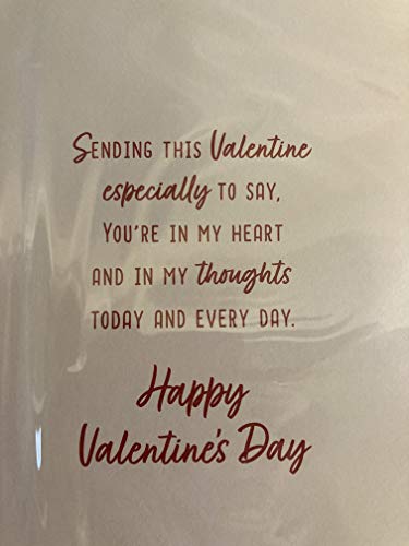 To My Boyfriend On Valentine's Day Valentines Day Card Teddies/Red Hearts/Red Roses 3D/Foil Detail(PRELUDE46678)