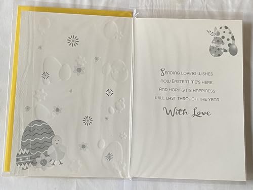 With Love To You Nephew Easter Card Multi Words/Multi Easter Eggs Foil Detail(PH48822E)