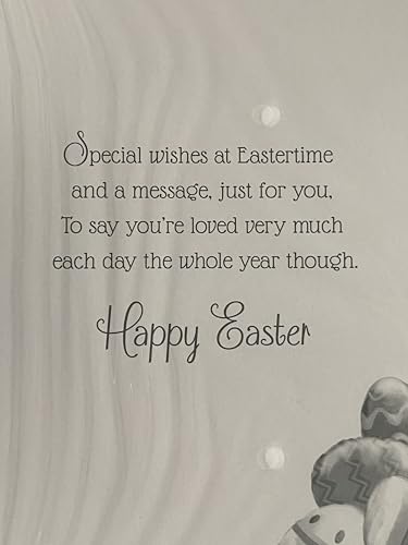 For A Fantastic Brother At Easter Card Teddy/Multi Easter Eggs Foil Detail(PH41450A)