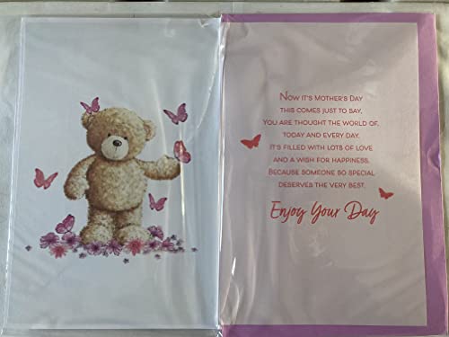 You've Always Been Like A Mum To Me Mother's Day Mothers Day Card Teddy/Rainbow/Words 3D/Glitter/Foil Detail(PRELUDE47683)