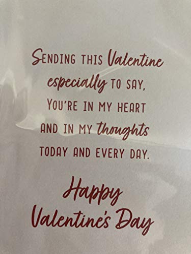 To My Girlfriend On Valentine's Day Valentines Day Card Teddies/Red Hearts/Red Roses 3D/Foil Detail(PRELUDE46678)