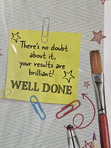 Congratulations On Your G.C.S.E Results You Smashed It! Card Passed Passing GCSE Exams Well Done Congratulations Multi Pencils/Pens 3D/Foil Detail(PRELUDE48893)