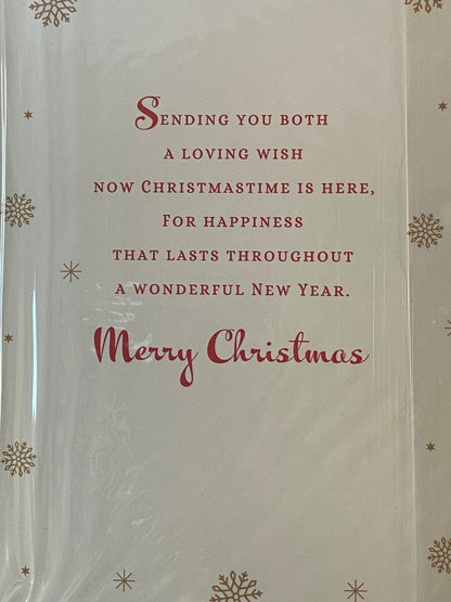 To A Special Brother & Partner Merry Christmas Card Couple On Bridge(PH45210B)