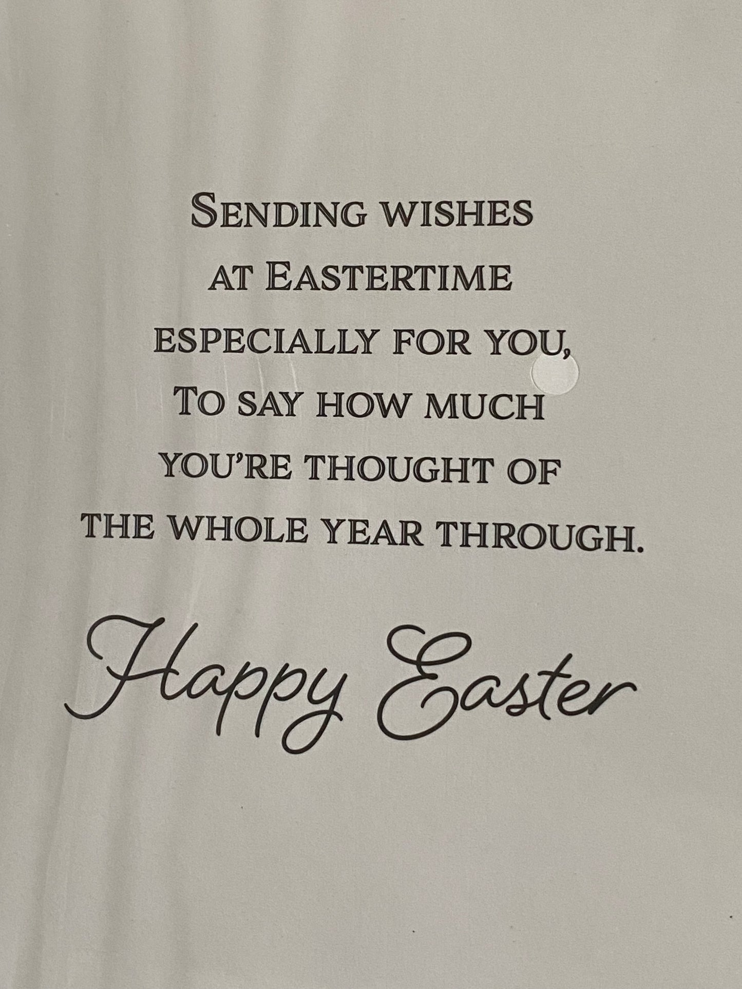 To A Very Special Friend Easter Wishes Easter Card Easter Wreath/Gold Words Foil Detail(PH49854E)