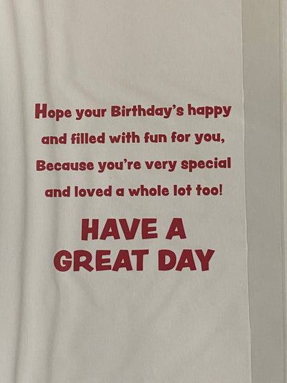 Happy Birthday Grandson Birthday Card Boy/Red Go-Kart Foil Detail(NC-VA142E)