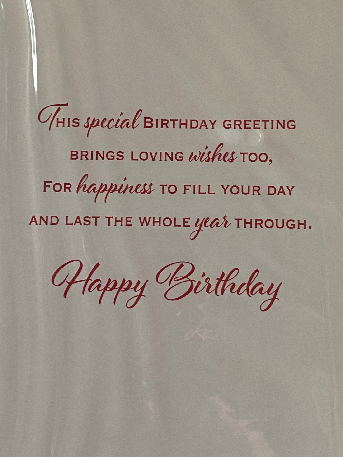 Birthday Wishes For You Son Birthday Card Red Shirt/Clothes/Techno/Silver Words Foil Detail(PH44831E)