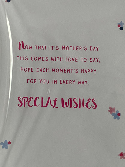 For A Lovely Grandma On Mother's Day Mothers Day Card Multi/Gold Flowers 3D/Foil Detail(PRELUDE47672)