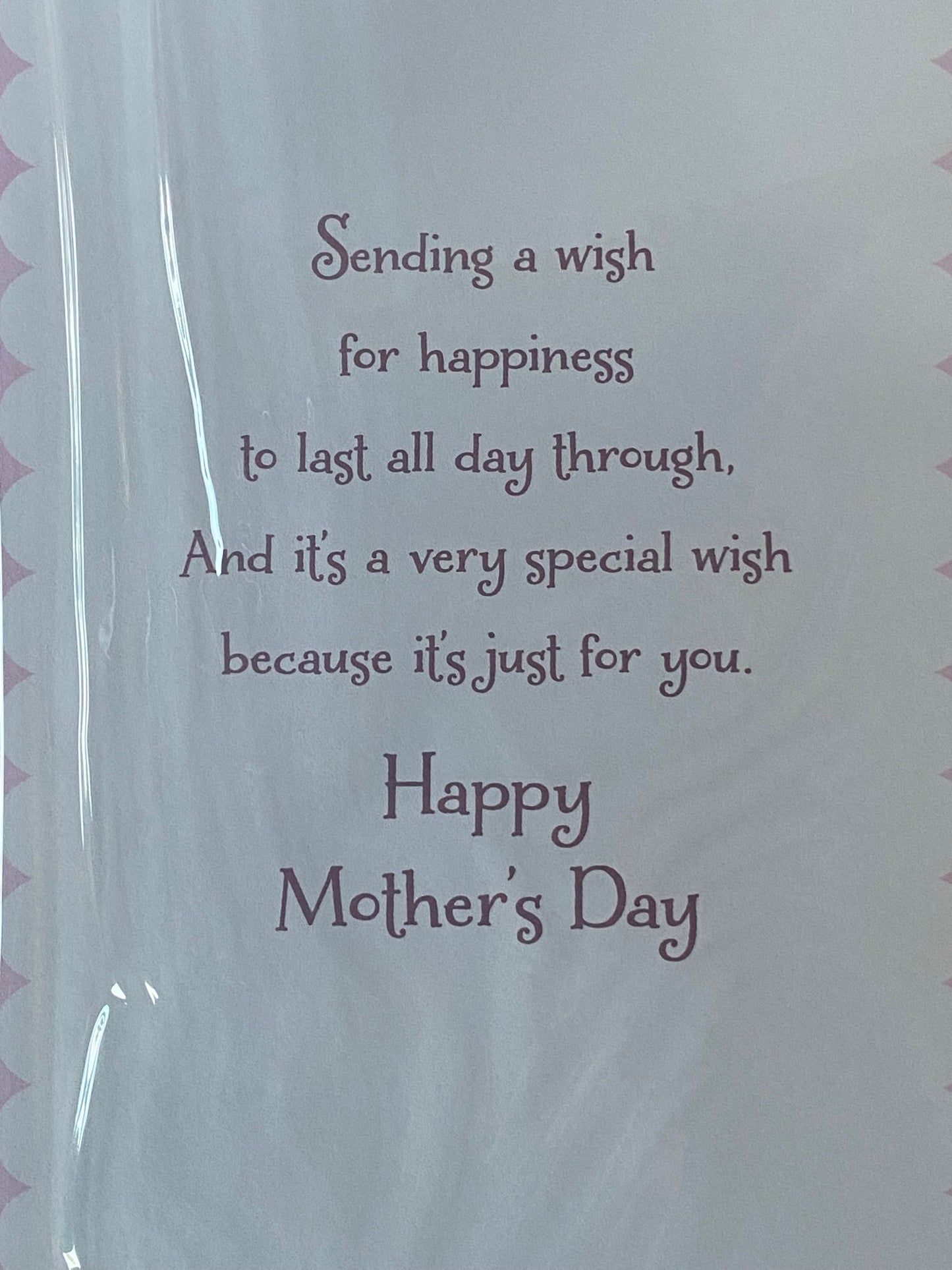 With Lots Of Love Godmother Mother's Day Mothers Day Card Teddy/Flowers/Butterflies/Jar Ribbon/Foil Detail(PRELUDE47674)