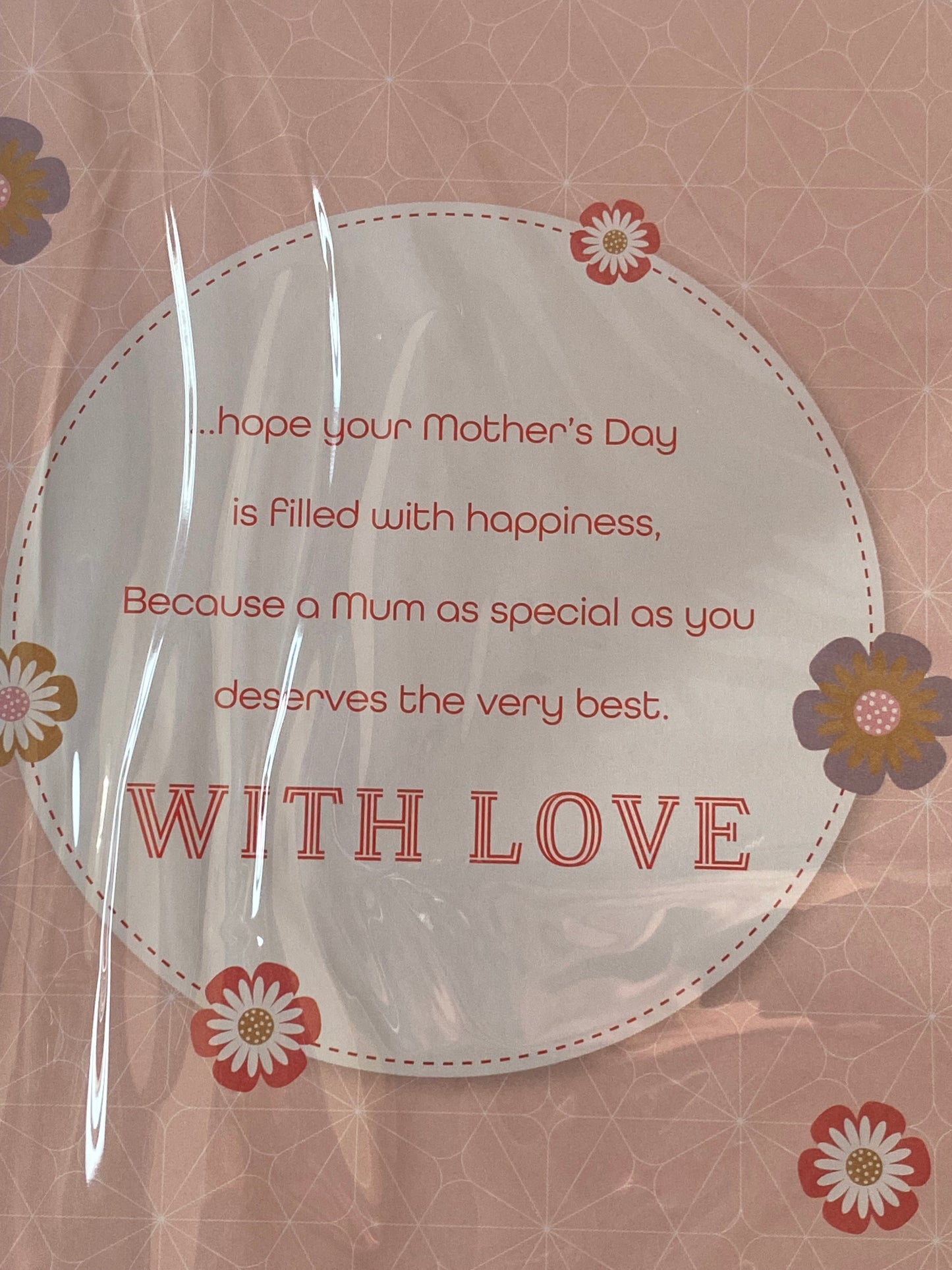 With Love To My Granddaughter Wishing You A Happy Mother's Day Mothers Day Card Pink/Grey/Gold Words 3D/Foil Detail(PRELUDE47690)