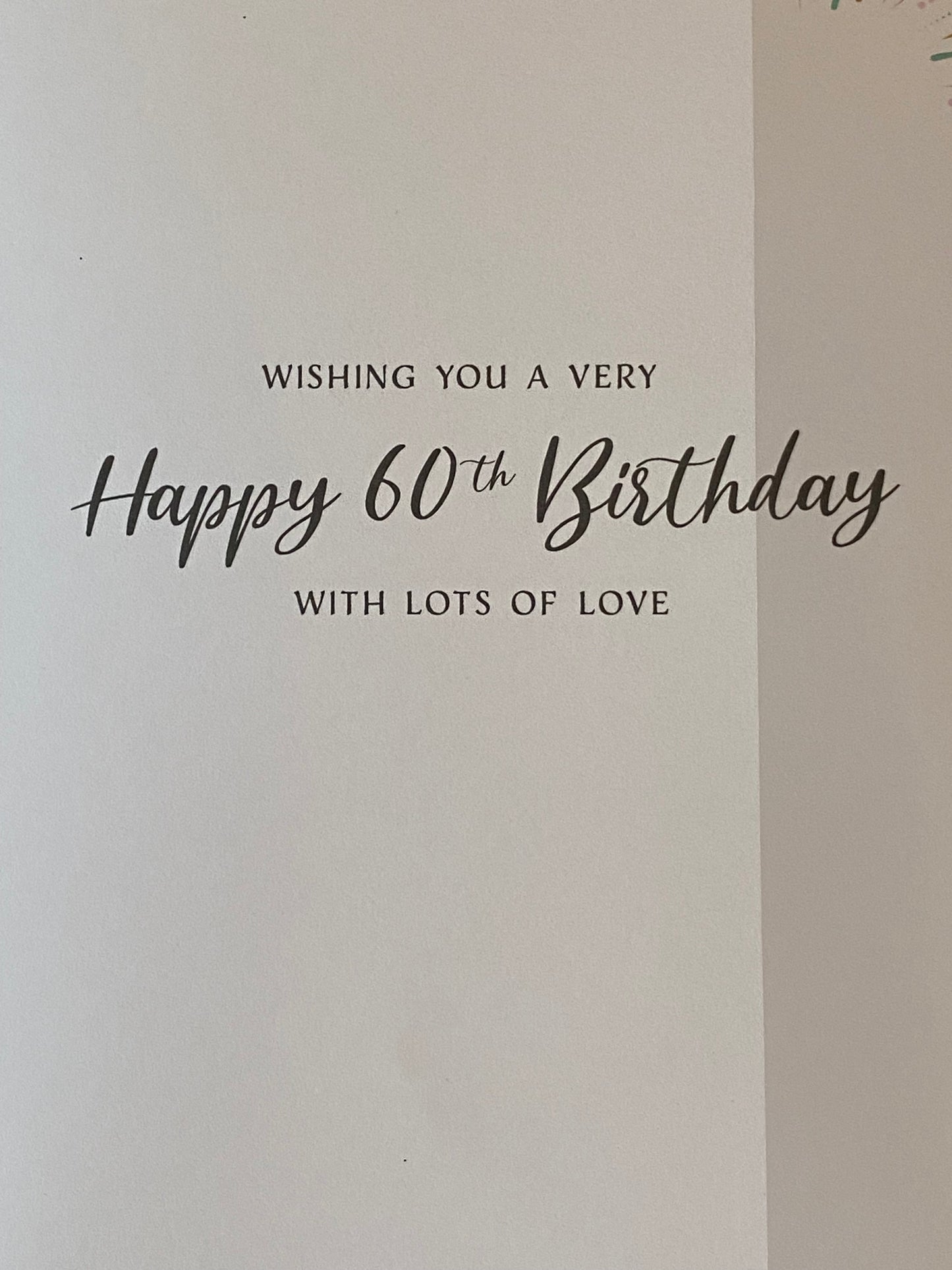 To A Lovely Mum 60 Today Birthday Card Age 60 60th Sixty Green/Purple/Gold Words Glitter/Foil Detail(REGALC80775)