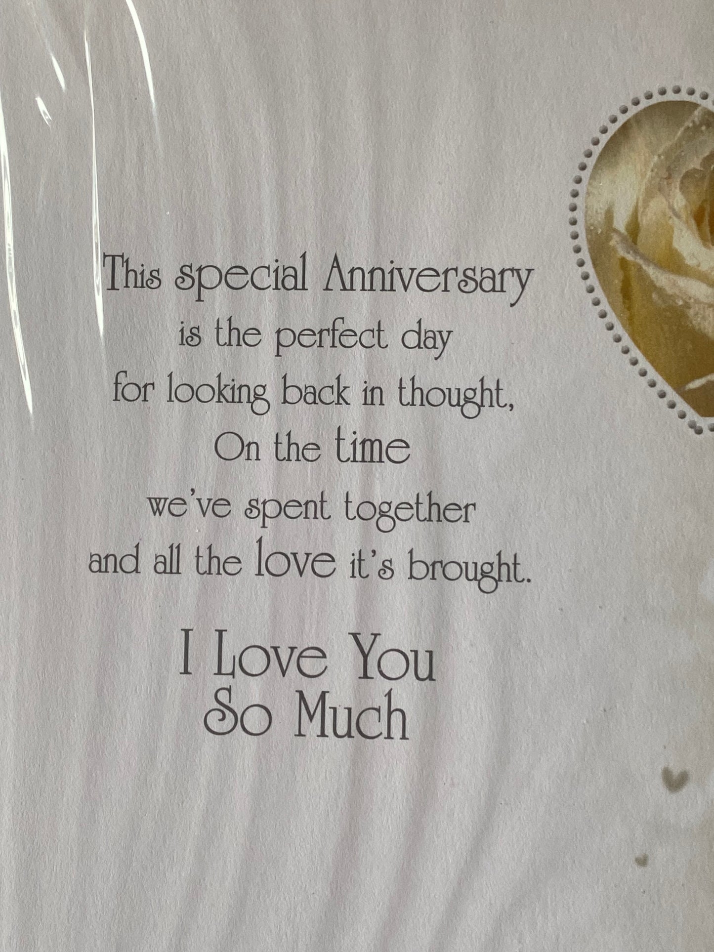 With All My Love On Our Ruby Anniversary 40th Wedding Anniversary Card Husband Wife Champagne/Flutes/Hearts Glitter/Foil Detail(KI35873)