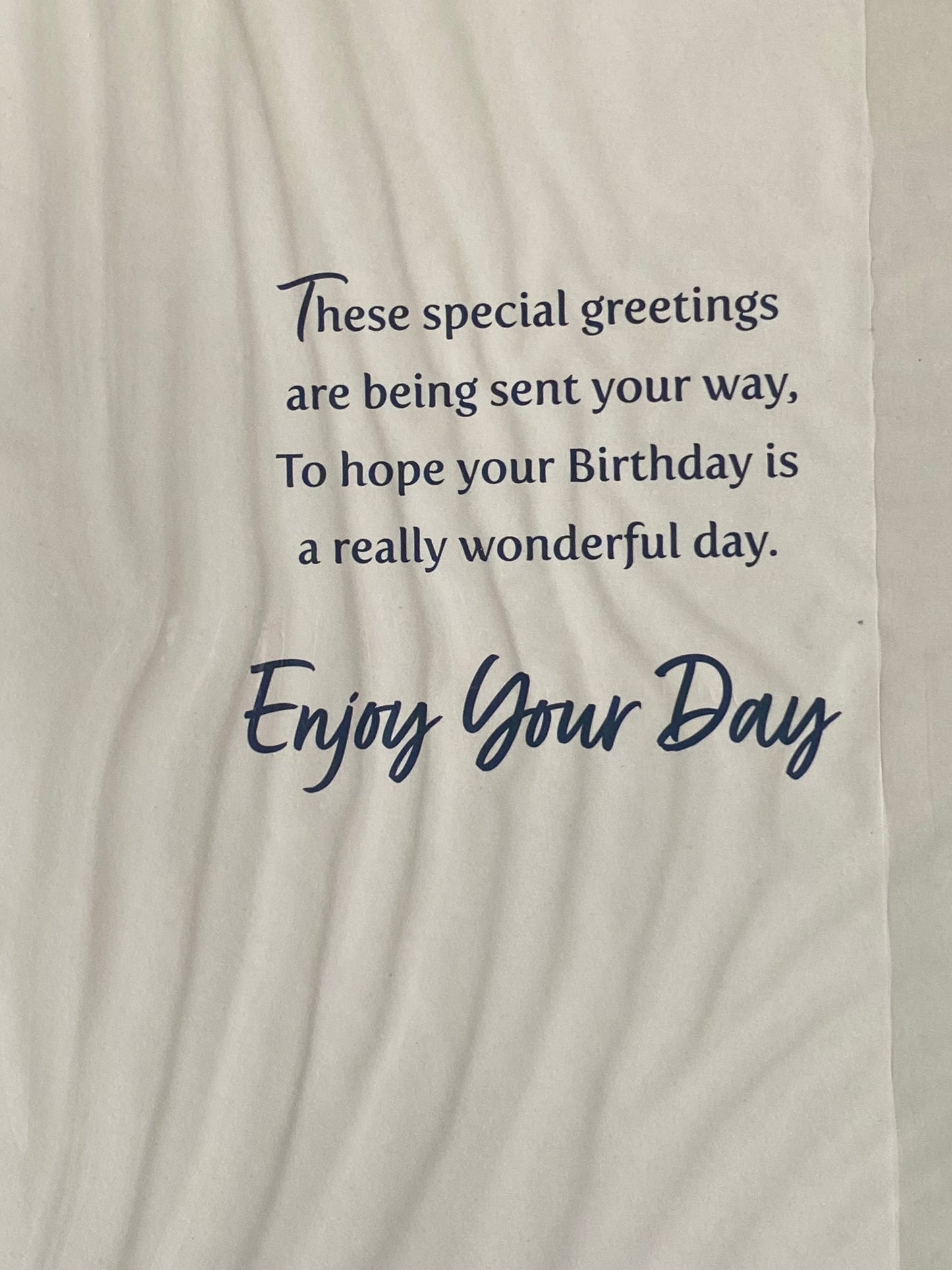 Mens/Male To Someone Very Special On Your Birthday Card Coastal Scene/Houses/Steps Foil Detail(NC-VA268A)