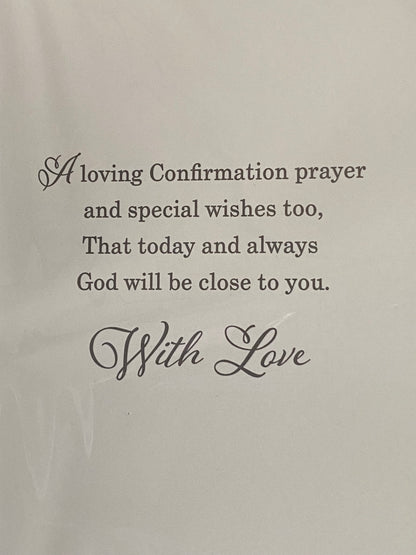 To A Very Special Grandson On Your Confirmation Card Confirmation Day Confirmed Church/Archway/Gold Words Foil Detail(PH47581E)