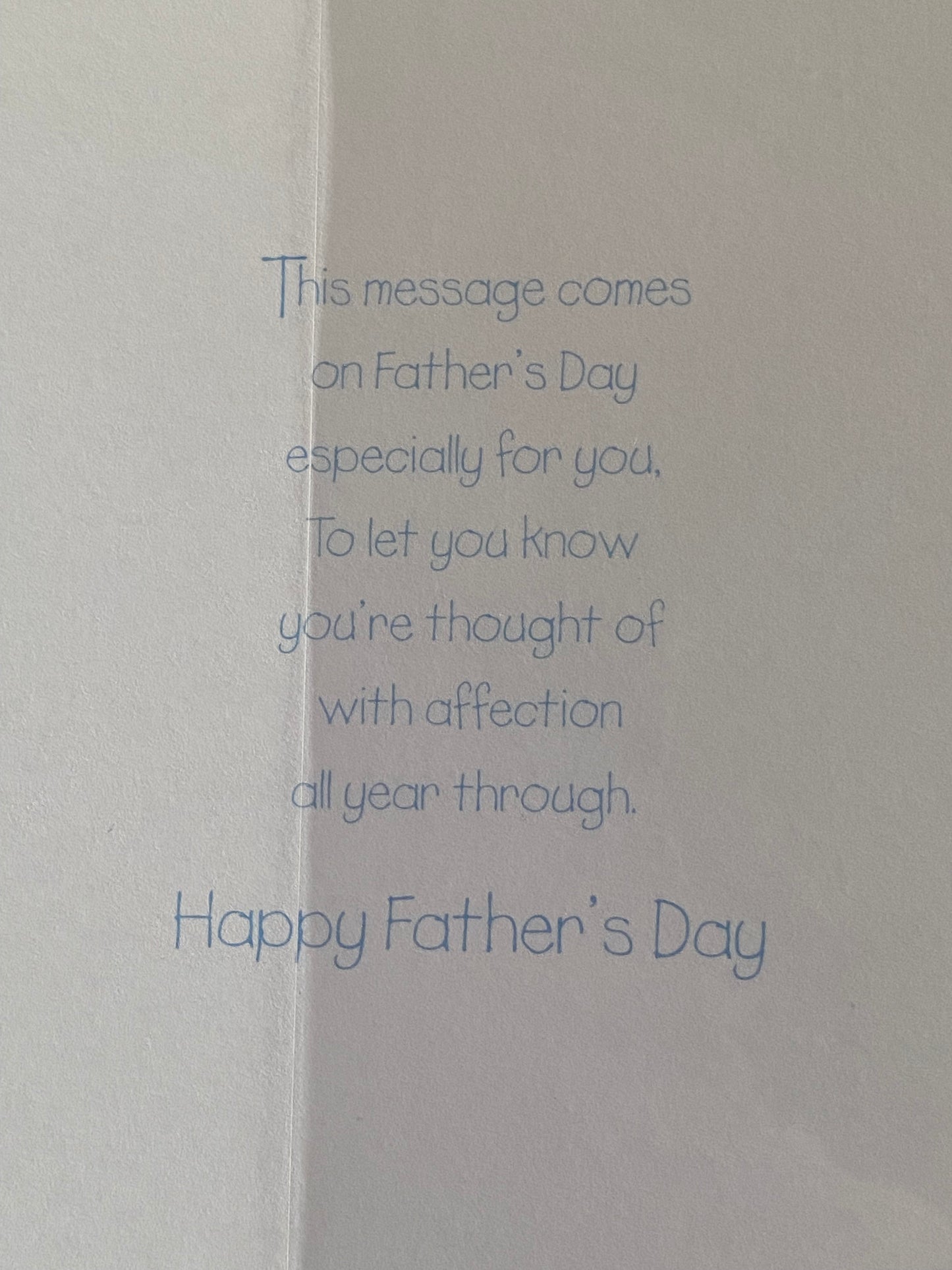 For You Great Grandad With Lots Of Love On Father's Day Great-Grandad Fathers Day Card White/Blue-Teddy/White Envelope/Mouse Foil Detail(SS31114E)