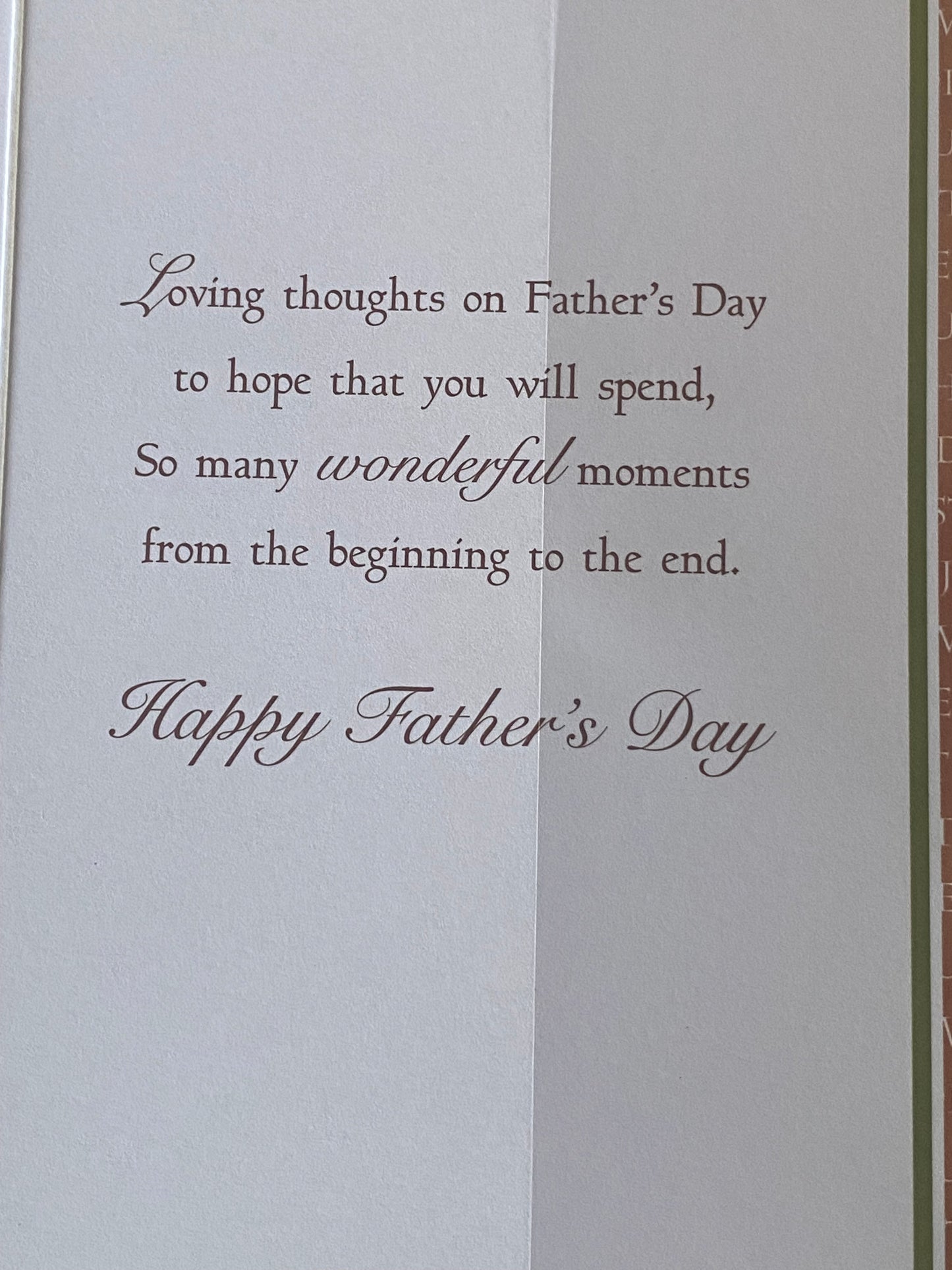 For A Special Great-Grandad Happy Father's Day Great Grandad Fathers Day Card Golf/Brown Golf Bag Foil Detail(SS31789E)