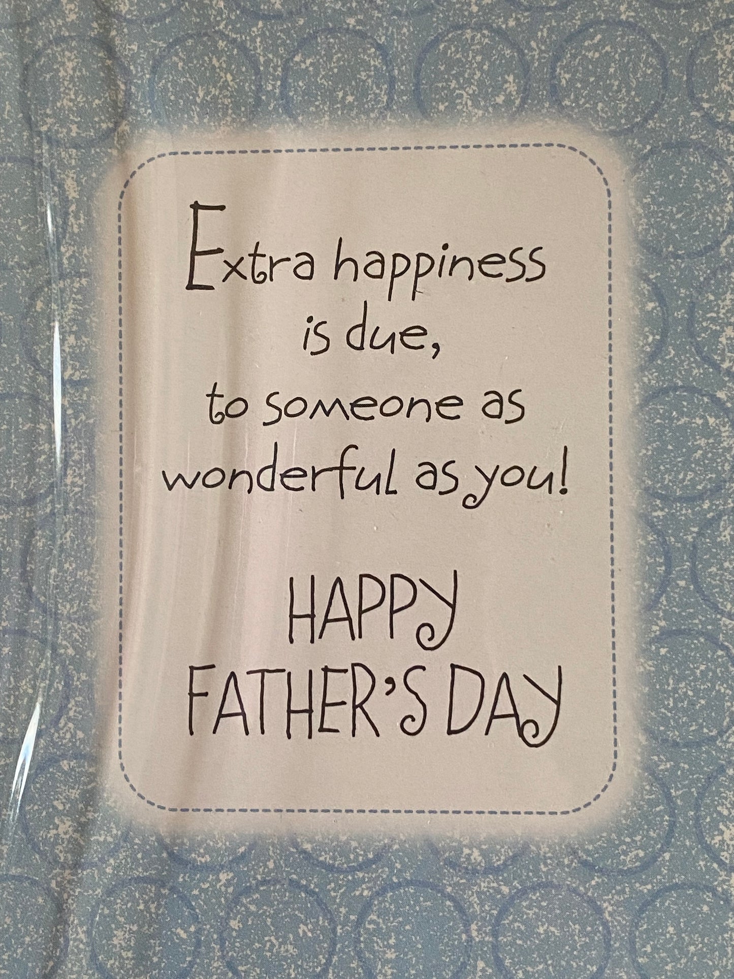 On Your 1st Father's Day With Love For You First Fathers Day Card Teddy/Sofa Chair/Cuppa Glitter Detail(HSF407A)