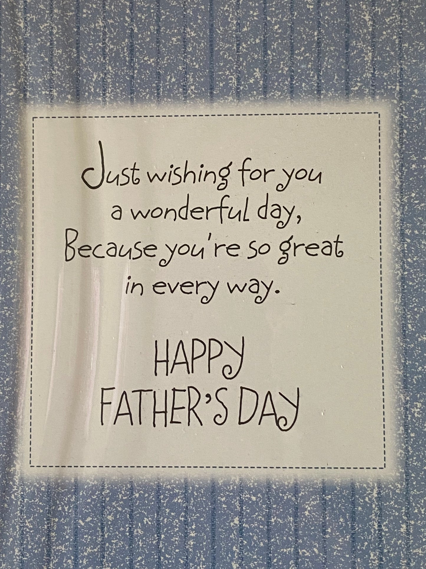 It's Your 1st Father's Day Just For You First Fathers Day Card Teddy/Deck Chair/Cuppa Glitter Detail(HSF407B)