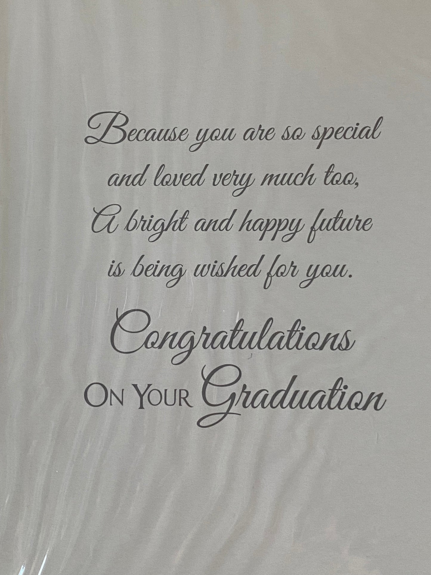 For A Special Nephew On Your Graduation Card Congratulations Graduated Well Done Graduates/Scroll Foil Detail(PH39798E)