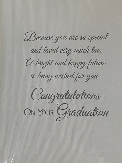 For A Special Nephew On Your Graduation Card Congratulations Graduated Well Done Graduates/Scroll Foil Detail(PH39798E)