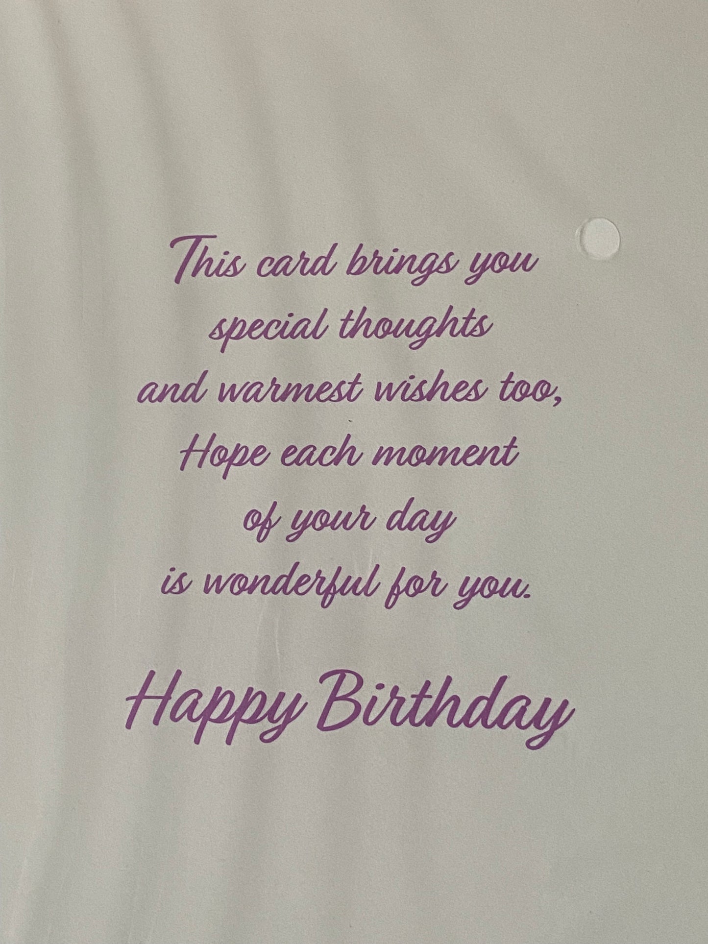 Ladies/Female Age 90 90th Ninety Ninetieth On Your 90th Birthday Card Multi Flowers/Purple Jug Vase/Purple Words Foil Detail(PH47335E)