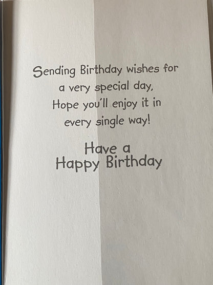 Boys Male Age 16 16th Sixteen Sixteenth Happy Birthday Now Your 16 Birthday Card White/Multi Boy Carrying Presents Glitter Detail(PH33497A)