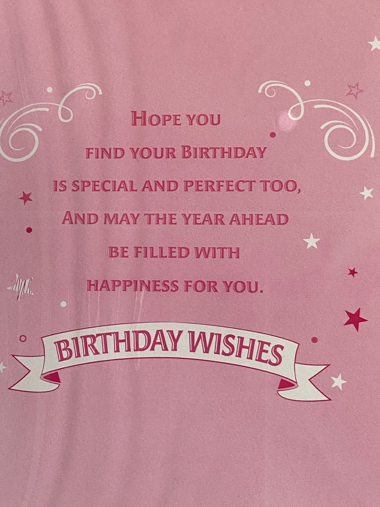 Girls Female Age 17 17th Seventeen Seventeenth You're 17 Today! Happy Birthday To You Birthday Card Pale Pink-Balloons/Words Foil Detail(PH48383E)