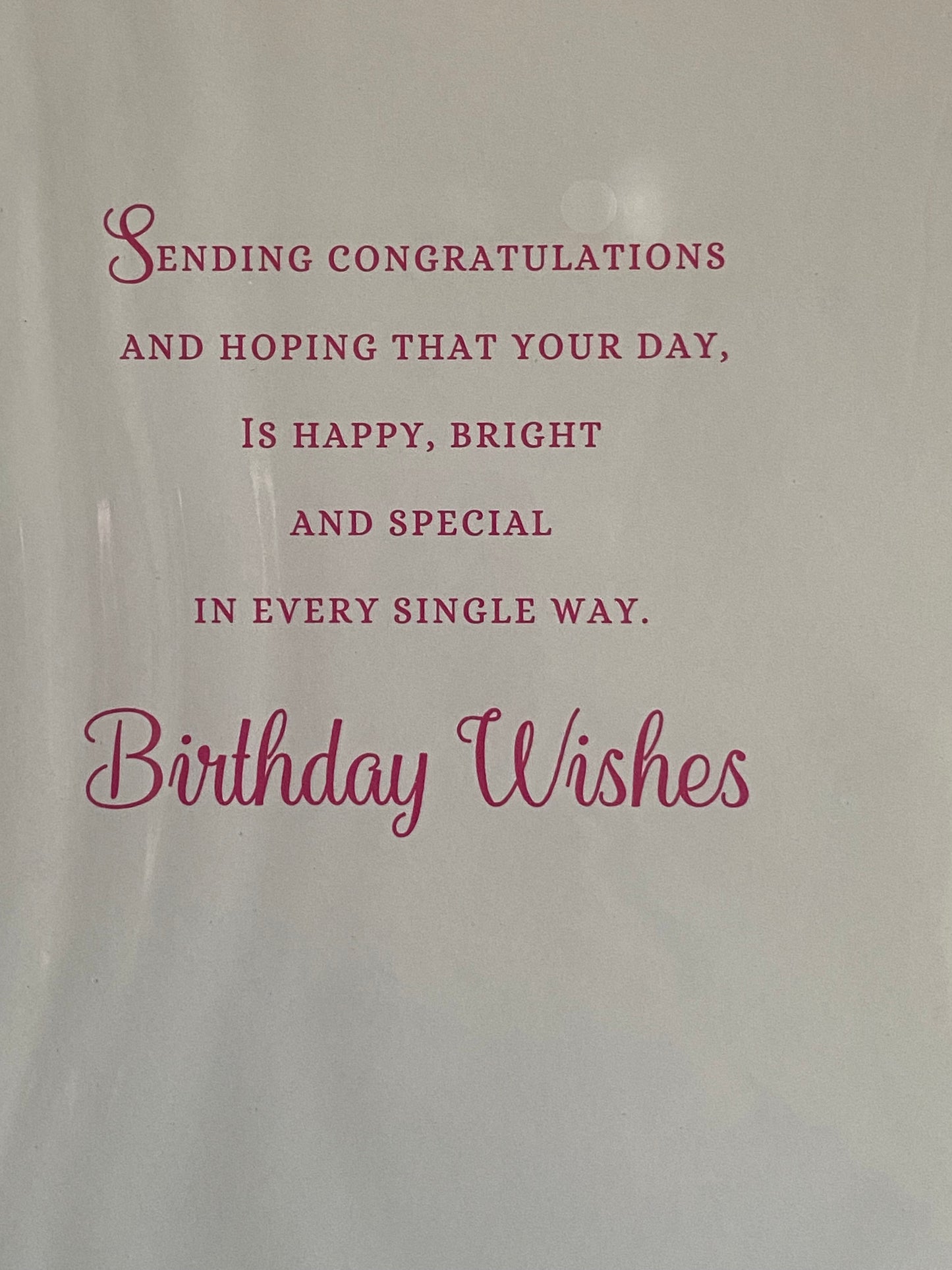 Ladies Female Age 21 21st Twenty-One Twenty-First Have A Very Happy 21st Birthday Especially For You Birthday Card Pink Dress+Shoes/Pink+White Chair+Wardrobe Glitter/Foil Detail(PH44821A)